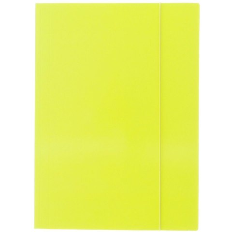 Teczka kartonowa na gumkę (jk) szkolna fluo A4 mix 250g Kreska Teczka kartonowa na gumkę (jk) szkolna fluo A4 mix 250g Kreska