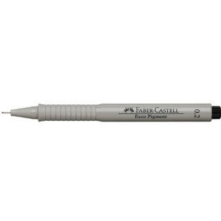 Cienkopis kreślarski Faber Castell Ecco Pigment czarny 0,2mm 1kol. (FC166299)