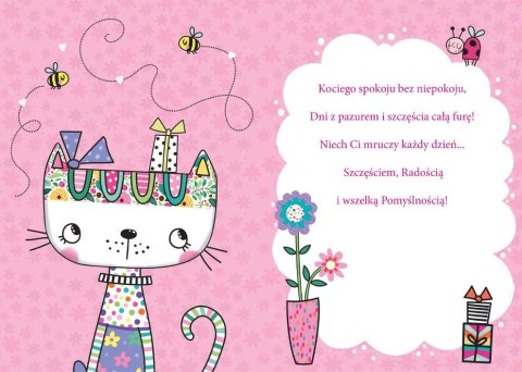 Kartka składana Henry KOT-WIOSNA A5 (5907465663052) Kartka składana Henry KOT-WIOSNA A5 (5907465663052)