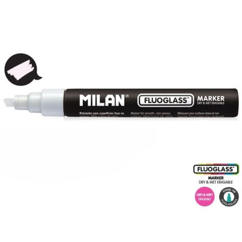 Marker specjalistyczny Milan do szyb fluo biały 2,0-4,0mm (591291012)