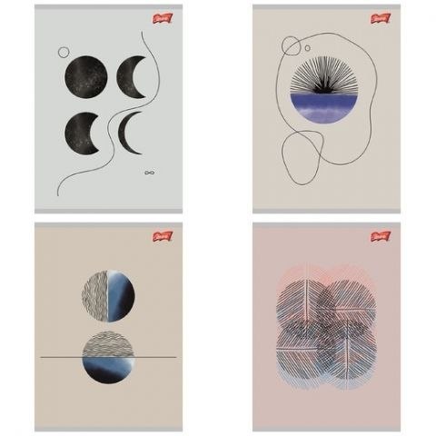Zeszyt Unipap Minimalism A5 60k. 70g krata