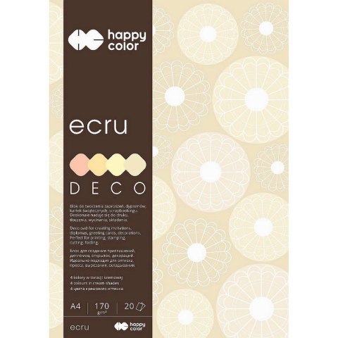 Zeszyt papierów kolorowych Happy Color A4 170g 20k (HA 3717 2030-092) Zeszyt papierów kolorowych Happy Color A4 170g 20k (HA 3717 2030-092)