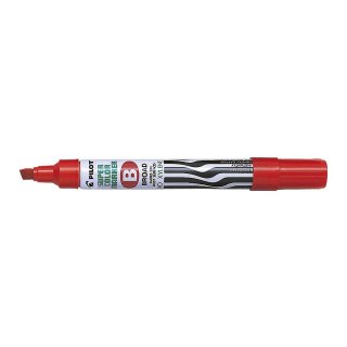 Marker permanentny Pilot czerwony 2,0-4,5mm ścięta końcówka (SCA-B-R)