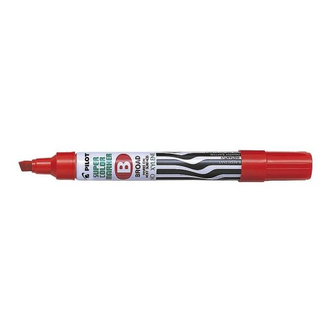 Marker permanentny Pilot czerwony 2,0-4,5mm ścięta końcówka (SCA-B-R) Marker permanentny Pilot czerwony 2,0-4,5mm ścięta końcówka (SCA-B-R)