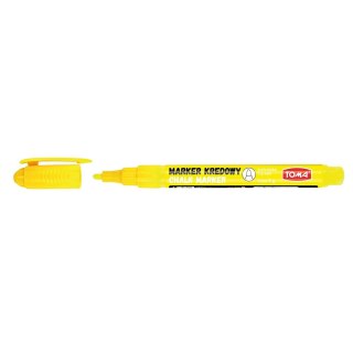 Marker specjalistyczny Toma kredowy żółty 1,5mm okrągła końcówka