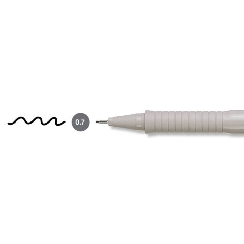 Cienkopis kreślarski Faber Castell Ecco Pigment czarny 0,7mm 1kol. (FC166799) Cienkopis kreślarski Faber Castell Ecco Pigment czarny 0,7mm 1kol. (FC166799)