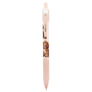 Długopis żelowy Interdruk PUPPY SIGN zgripem niebieski 0,7mm (żelowy)