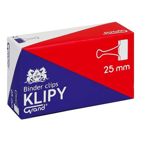 Klipy Grand 25mm czarny (110-1093)