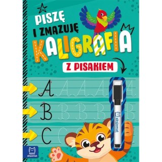 Książka dla dzieci Aksjomat Piszę i zmazuję. Kaligrafia z pisakiem