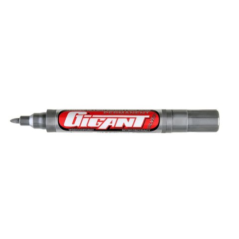 Marker permanentny Kamet Gigant wodoodporny srebrny 1,5-3,00mm okrągła końcówka (K-5111) Marker permanentny Kamet Gigant wodoodporny srebrny 1,5-3,00mm okrągła końcówka (K-5111)