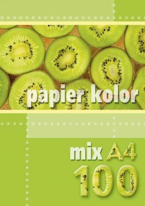 Papier kolorowy Kreska A4 mix 80g