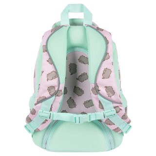 Plecak St.Majewski STITCH pink 4 KOMORY (bpl-58)