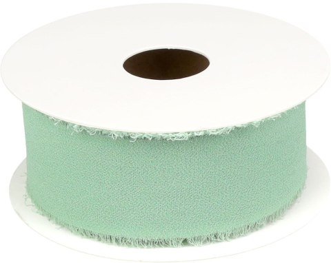 Wstążka Titanum Craft-Fun Series szyfonowa strzępiona 40x10 [mm x m] szałwiowy (WJ40-10-109)