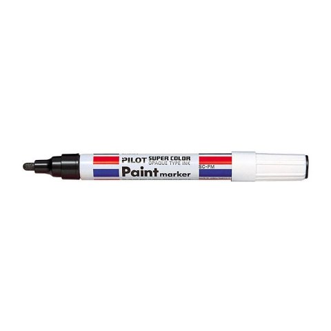 Marker olejowy Pilot czarne półokrągła końcówka (SC-PM-B)