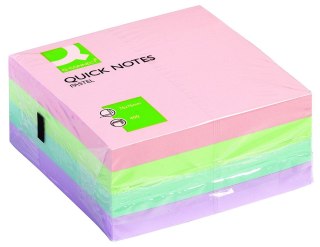Notes samoprzylepny (karteczki) Q-Connect pastelowy mix 400k [mm:] 76x76 (KF01347)