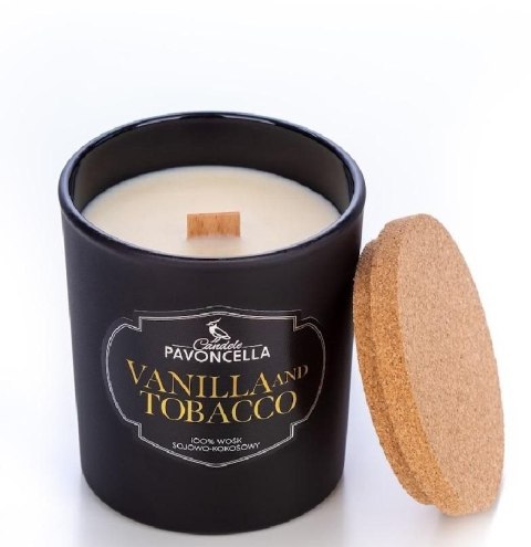 Świeczka ozdobna Pavoncella Classico Vanilla and Tabacco czarna 135 g (5905711530042) Świeczka ozdobna Pavoncella Classico Vanilla and Tabacco czarna 135 g (5905711530042)