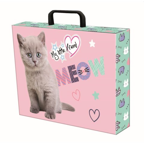 Teczka kartonowa na zatrzask My Little Friend Fluffy Kitty A4 mix Unipap Teczka kartonowa na zatrzask My Little Friend Fluffy Kitty A4 mix Unipap
