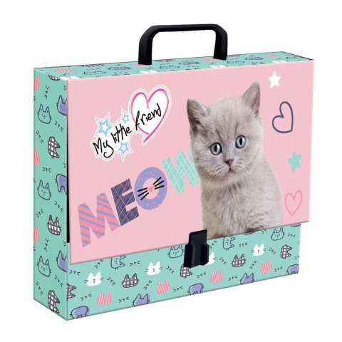 Teczka kartonowa na zatrzask My Little Friend Fluffy Kitty A4 mix Unipap Teczka kartonowa na zatrzask My Little Friend Fluffy Kitty A4 mix Unipap
