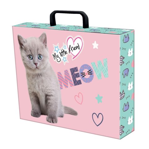 Teczka kartonowa na zatrzask My Little Friend Fluffy Kitty A4 mix Unipap Teczka kartonowa na zatrzask My Little Friend Fluffy Kitty A4 mix Unipap