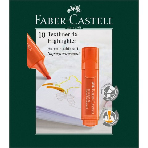 Zakreślacz Faber Castell pomarańczowe (154615)