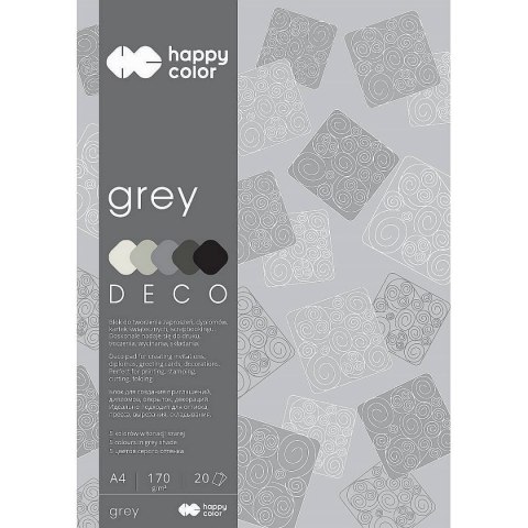 Zeszyt papierów kolorowych Happy Color A4 170g 20k (HA 3717 2030-082) Zeszyt papierów kolorowych Happy Color A4 170g 20k (HA 3717 2030-082)