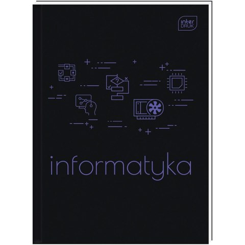 Brulion Interdruk INFORMATYKA A5 80k. 70g krata Brulion Interdruk INFORMATYKA A5 80k. 70g krata