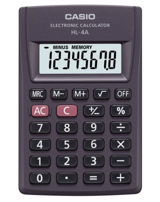 Kalkulator naukowy Casio podręczny (HL-4A)