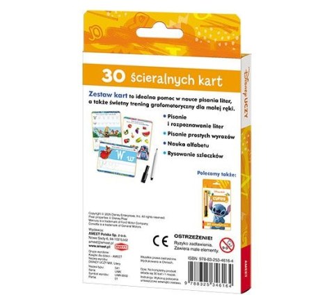 Książeczka edukacyjna Ameet Disney Uczy. Litery. Karty (UMK 9302)