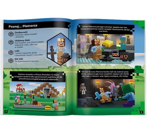 Książka dla dzieci Ameet LEGO® Minecraft®. Przygody Płatnerza (MQBZ-5201) Książka dla dzieci Ameet LEGO® Minecraft®. Przygody Płatnerza (MQBZ-5201)