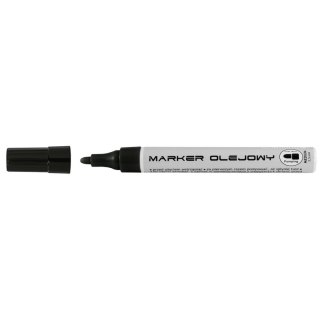 Marker olejowy Toma 420 czarny 0,4-0,7mm okrągła końcówka (TO-420)