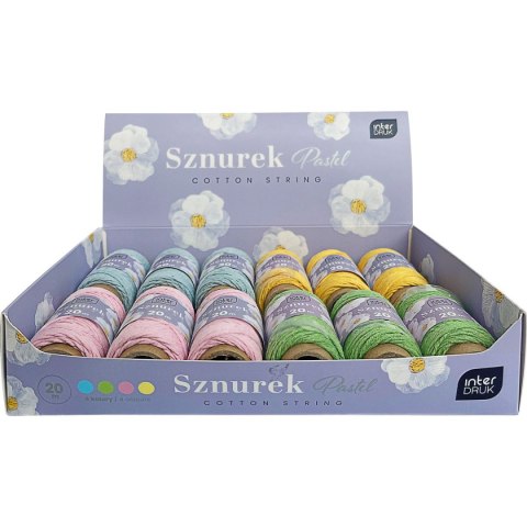 Sznurek Interdruk szurek PASTEL 5902277345530 20m (20m) Sznurek Interdruk szurek PASTEL 5902277345530 20m (20m)