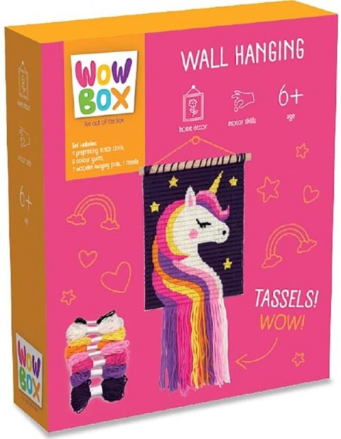 Zestaw kreatywny dla dzieci Tm Toys Wow Box Makrama Jednorożec (WOW0925) Zestaw kreatywny dla dzieci Tm Toys Wow Box Makrama Jednorożec (WOW0925)