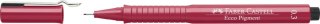 Cienkopis kreślarski Faber Castell Ecco Pigment czerwony 0,3mm 1kol. (166351)
