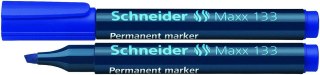 Marker permanentny Schneider Maxx 133 niebieski 1,0-3,0mm ścięta końcówka (SR113303)