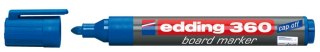 Marker suchościeralny Edding 360 niebieski 1,5-3,00mm okrągła końcówka