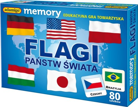 Gra pamięciowa Adamigo Flagi Flagi Gra pamięciowa Adamigo Flagi Flagi