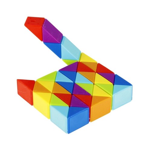 Układanka Mega Creative kostka wąż kolorowa (511336)