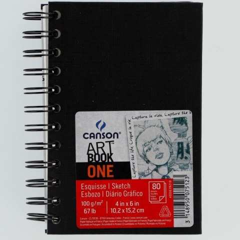 Blok artystyczny Canson Szkicownik ARTBOOK ONE A6 100g 80k (400039210 400110290) Blok artystyczny Canson Szkicownik ARTBOOK ONE A6 100g 80k (400039210 400110290)