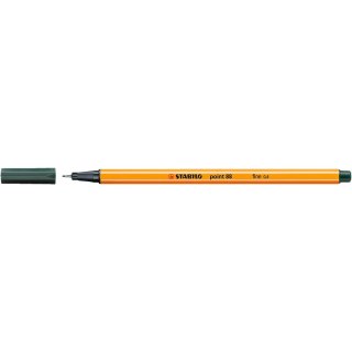 Cienkopis Stabilo zielony ciemny 0,4mm 1kol. (88/63)