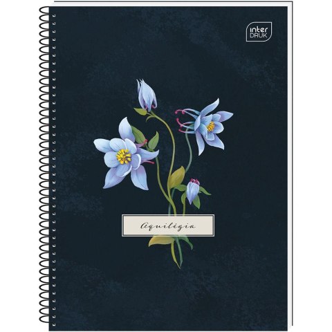 Kołozeszyt (kołobrulion) Interdruk Hybrid Fiori A6 80k. 70g krata