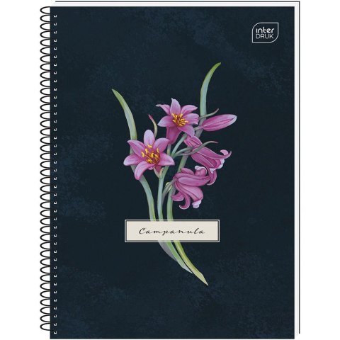 Kołozeszyt (kołobrulion) Interdruk Hybrid Fiori A6 80k. 70g krata