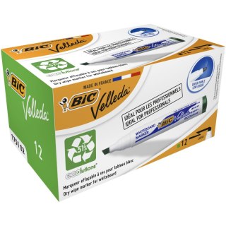 Marker suchościeralny Bic Velleda Ecolutions 1751 zielony 3,7-5,5mm ścięta końcówka (904949)
