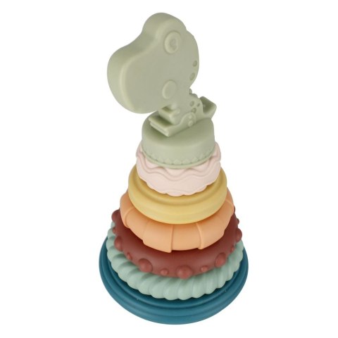 Układanka Bam Bam piramidka edukacyjna pastelowa (482393) Układanka Bam Bam piramidka edukacyjna pastelowa (482393)