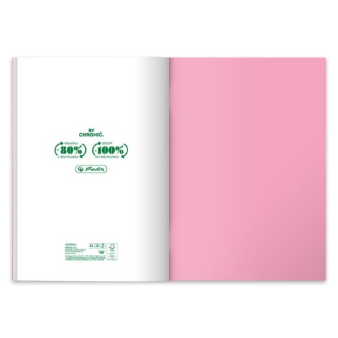 Zeszyt Herlitz Pastel Colors Eco PP 9552753 A4 60k. 70g krata (400198131) Zeszyt Herlitz Pastel Colors Eco PP 9552753 A4 60k. 70g krata (400198131)