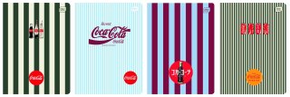 Zeszyt Interdruk SOFT TOUCH COCA COLA A5 80k. 70g krata