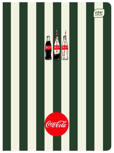 Zeszyt Interdruk SOFT TOUCH COCA COLA A5 80k. 70g krata