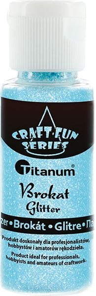 Brokat Titanum Craft-Fun Series kolor: niebieski jasny 1 kolor. (C07) Brokat Titanum Craft-Fun Series kolor: niebieski jasny 1 kolor. (C07)