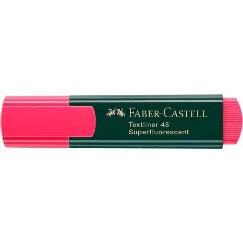 Zakreślacz 48 Faber-Castell 1-5mm czerwony Zakreślacz 48 Faber-Castell 1-5mm czerwony