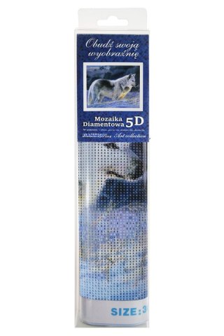 Zestaw kreatywny Flamingo Line Diamentowa mozaika 30x40cm Wilk 1 (TA807-02-2X30CM)