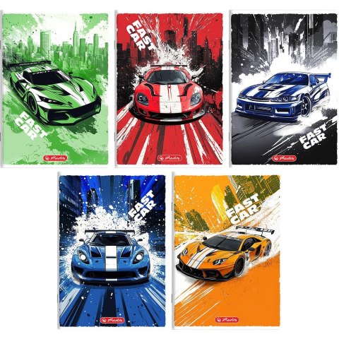 Zeszyt Herlitz Fast Car A5 32k. 70g krata (400196836) Zeszyt Herlitz Fast Car A5 32k. 70g krata (400196836)